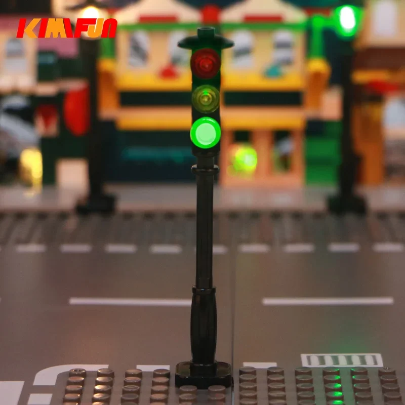 Lego Set Creator - 1pcs LED MOC Street Automatic Cycle