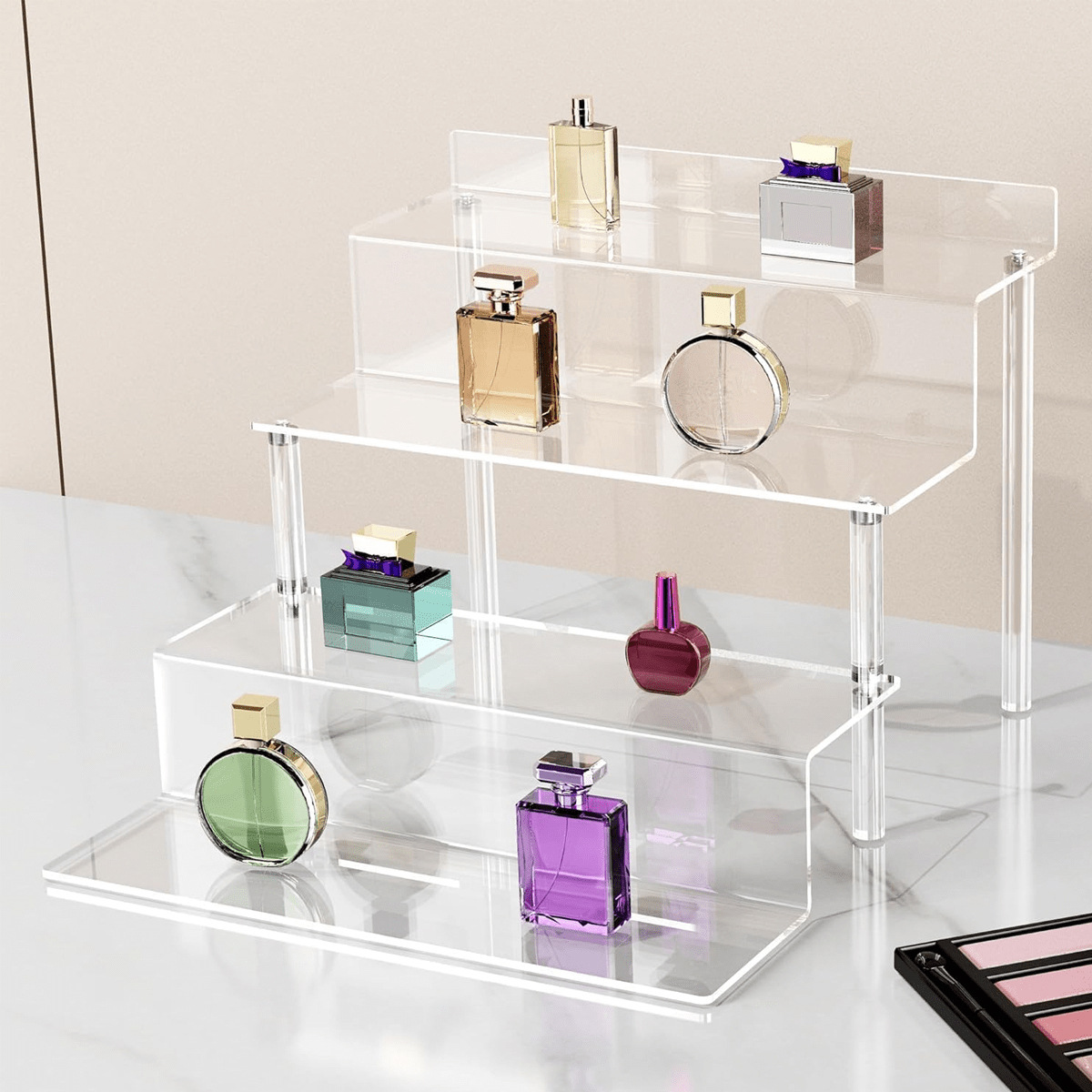 Acrylic Riser Display Stand,4  - огляд і ціна Pop Display Shelf